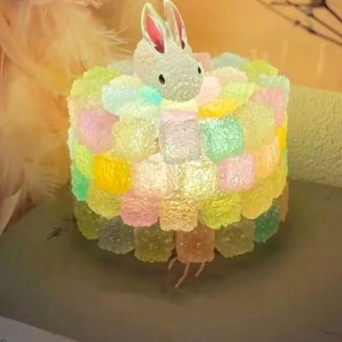 VICASKY Accesorios De Comida para Casa De Muñecas 30 Piezas De Cubo De Azúcar Luminoso En Miniatura Caramelos Falsos Coloridos Que Brillan En La Oscuridad Juguetes De Comida Simulada Cubo