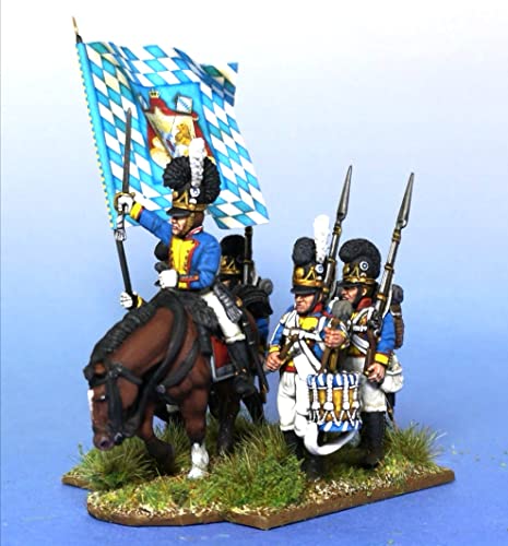 Victrix - Infantería bávara - 58 figuras - Miniaturas de plástico de 28 mm - Guerra Napoleónica