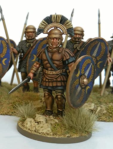 Victrix VXA028 - Infantería Auxiliar Romana Imperial Temprana - Conjunto De 24 Figuras - Miniaturas De Plástico De 28 mm - Guerrero De La Antigüedad