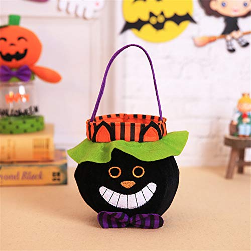 VIDOO Bolsa De Mano De Halloween Bruja Bolsa De Calabaza Cosplay Trajes Caramelo Bolsa Decoración Juguetes-2