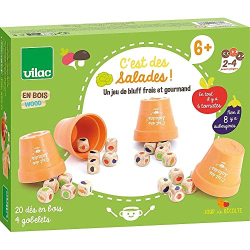 Vilac-C'est Des salades Bluff Game Juegos de Mesa, Multicolor (2166)