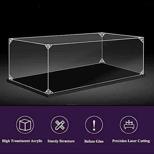 Vitrina acrílica para Lego 71374 Famicom Display a Prueba de Polvo Compatible con Lego 76161 Display Case (Modelo Lego no Incluido) 2MM