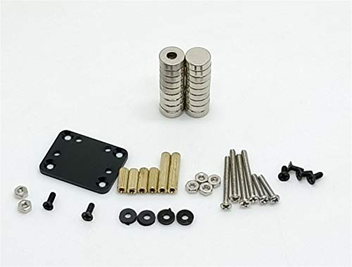 VLIZO Kit de Columna Invisible de Ajuste de Altura de Carcasa de Cuerpo de Metal DIY Adecuado para 1/28 para Accesorios de Piezas de actualización de Carro de Mosquitos WLtoys