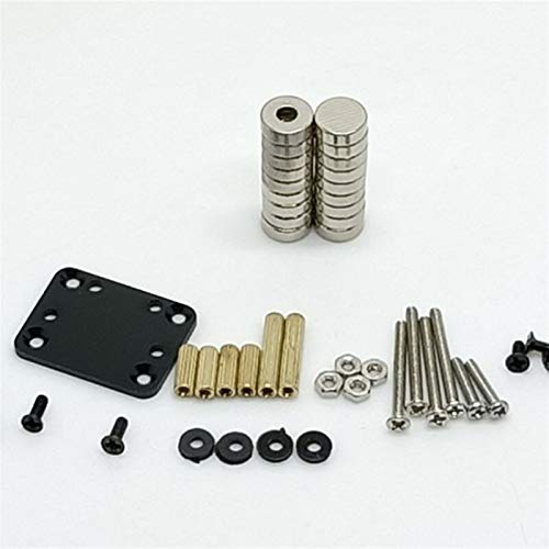 VLIZO Kit de Columna Invisible de Ajuste de Altura de Carcasa de Cuerpo de Metal DIY Adecuado para 1/28 para Accesorios de Piezas de actualización de Carro de Mosquitos WLtoys