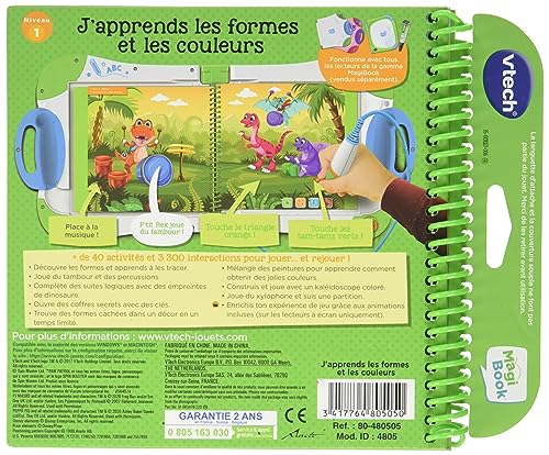 VTech Livre J'apprends Les Formes Et Les Couleurs - Juegos educativos (194 mm, 107 mm, 205 mm, 210 g)