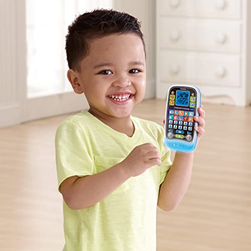 VTech Teléfono Educativo Luminoso – Teléfono Educativo con Lindos Amigos de Animales, emocionantes Juegos de Aprendizaje, Canciones y melodías – para niños de 3 a 6 años (Version Alemana)