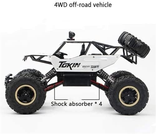 VUCICA 1:12 Coche RC 4WD de Gran tamaño Coches de Juguete de Carreras de Alta Velocidad Coche de Control Remoto Coche de Carreras eléctrico Modelo de Control Remoto de 2,4 GHz Vehículo Todoterreno Coc