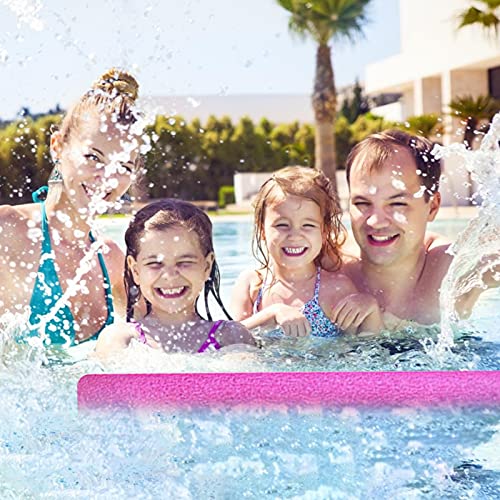 WANGQ Churros para Piscina, Tubo Flotador, Fideos para Piscina Flotadores Fideos para Nadar Diversión Flexible Piscina Espuma Agua Fideos Huecos para Niños Y Adultos, 60 Pulgadas