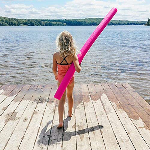 WANGQ Churros para Piscina, Tubo Flotador, Fideos para Piscina Flotadores Fideos para Nadar Diversión Flexible Piscina Espuma Agua Fideos Huecos para Niños Y Adultos, 60 Pulgadas