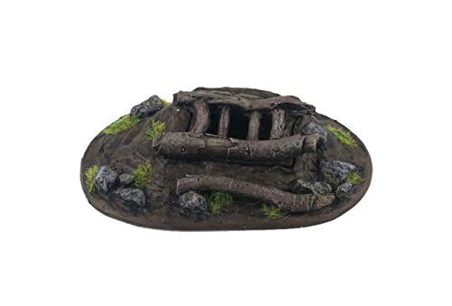 War World Gaming Jungle Warfare - Set Campo de Batalla Defensivo y Escenografía - Escala 28mm Heroica Pacífico Wargaming Modelismo Contienda Militar Diorama Maqueta Wargame Miniaturas