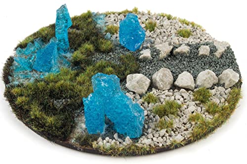 War World Gaming WWScenics Rocas de Cristal Negro 60g – Miniaturas, Tereno