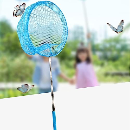 WBYNB 2 Pack Redes de Mariposa Telescópicas con Butterflies Village Habitat, Red de Mariposas, Redes de Mariposa Extensible Redes de Pesca ara Atrapar Insectos Mariposa Insectos Peces Pequeños