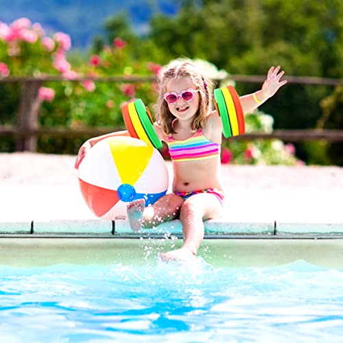 WDJLNZB Flotadores de Espuma para Piscina, Manguitos de Natación para Niños y Bebes, Discos Flotantes de Brazos, 6 Piezas