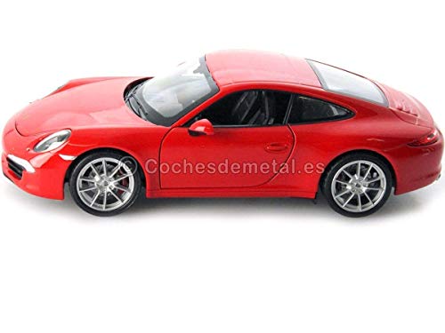 Welly 2012 Porsche 911 (991) Carrera S Rojo 1:24 24040