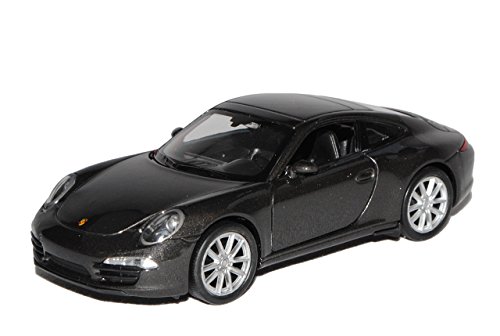 Welly Porsche 911 991 Carrera S Gris Negro Coupe a partir de 2011 ca 1/43 1/36 – 1/46 Modelo Auto