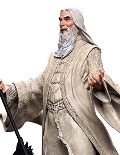 Weta Workshop El Señor de los Anillos Figures of Fandom - Estatuilla de PVC (26 cm), Color Blanco