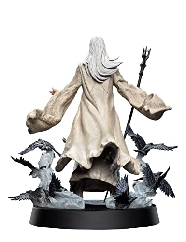 Weta Workshop El Señor de los Anillos Figures of Fandom - Estatuilla de PVC (26 cm), Color Blanco