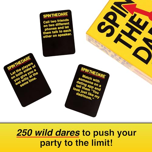 WHAT DO YOU MEME? Spin The Dare - from The Creators of Viral Drinking Game Buzzed, The Adult Theme Summer Party Twist on Truth Or Dare for Backyard BBQ Games