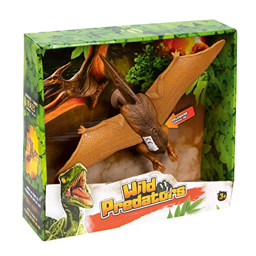 Wild Predators - Pteranodon Mediano, Figuras Dinosaurios Juguetes 3 Años, Dinosaurios Juguetes 4 Años, Dinosaurios Juguetes 5 Años, Dinosaurios Juguetes 6 Años