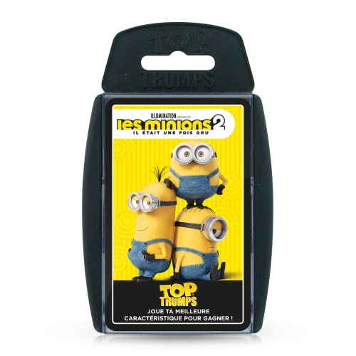 Winning Moves- Top Trumps Les Minions – Juego de Cartas – versión Francesa, Color 2 (WM00247-FRE-6)