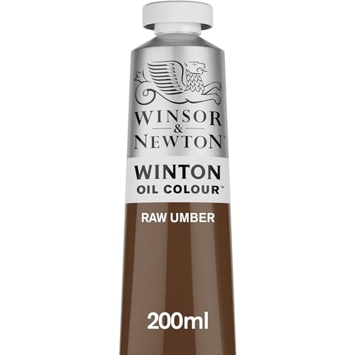 Winsor & Newton Winton - Tubo de Pintura al Óleo, 200 ML, Marrón (Tierra de Sombra Natural)