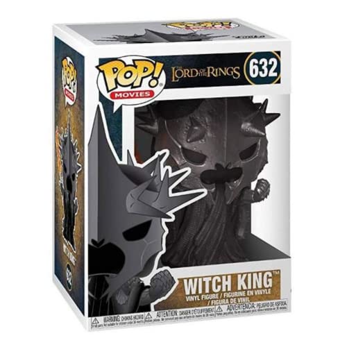 WOOTBOX - Juego de regalo de coleccionista – Unisex – Señor de los Anillos – Pop Vinyl #632 "Witch King, Prancing Pony Mug, L.O.T.R Logo Baseball Cap & The Hobbit Gandalf T-Shirt Talla S