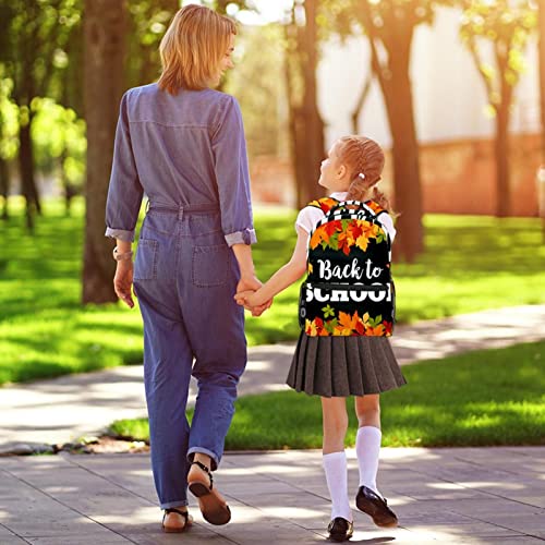 WOSHJIUK Mochila escolar Bolsa de viaje,regreso a la escuela otoño,Mochila para paseo al aire libre Mochila pequeña