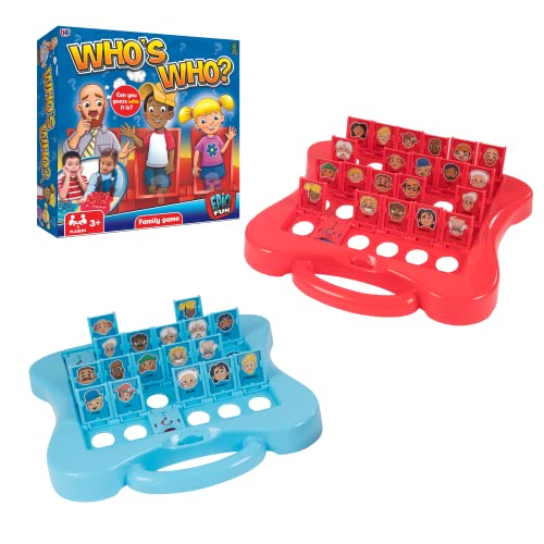 Wowow Toys & Games Who's Who Juego de Mesa | Divertidos Juegos de Mesa Juguetes para Toda la Familia Fiestas de cumpleaños, Fiestas Familiares, Juegos de Vacaciones