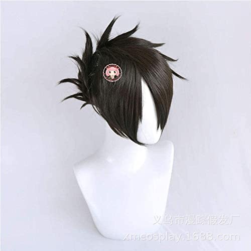 Xinduolei Anime Cosplay Wig Resistente a la Temperatura Alta La Prometida Neverland es Adecuada for la Fiesta de Halloween Carnival Concierto Nocturno de la Boda