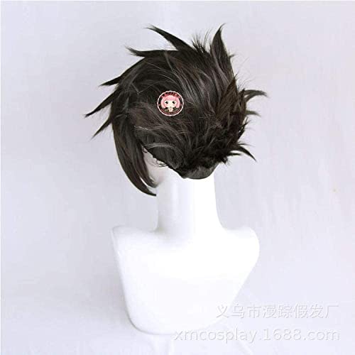 Xinduolei Anime Cosplay Wig Resistente a la Temperatura Alta La Prometida Neverland es Adecuada for la Fiesta de Halloween Carnival Concierto Nocturno de la Boda