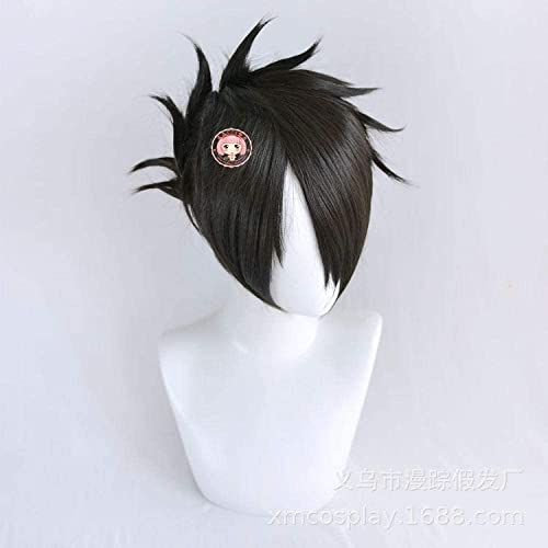 Xinduolei Anime Cosplay Wig Resistente a la Temperatura Alta La Prometida Neverland es Adecuada for la Fiesta de Halloween Carnival Concierto Nocturno de la Boda