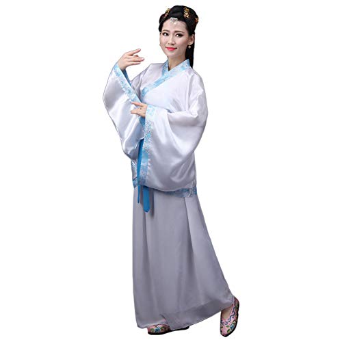 Xinvivion Chino Hanfu - Antiguo Tradicional Traje Tang Falda de Hada Costume Rendimiento Etapa Vestido para Mujer