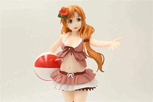 XVPEEN Modelo Anime Sword Art Online Sao Exq Figura Yuuki Asuna Traje De Baño Ver Girl PVC Cartoon Escultura Gift25Cm