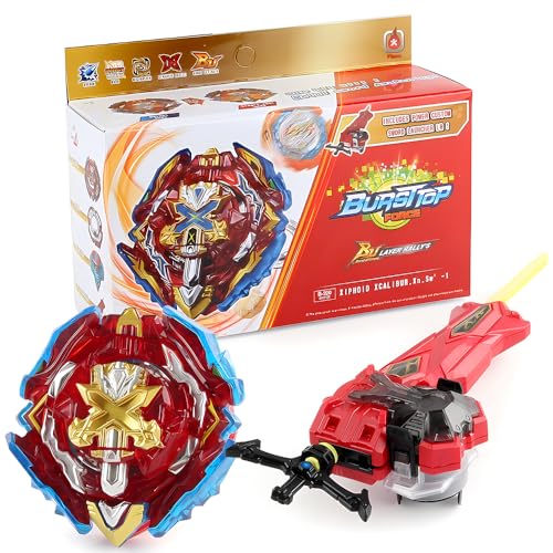 YANGUN Beyblade Metal Fusion, peoncillo Beyblade Metal Fusion con lanzador, peoncillo Beyblade con lanzador, Gyro Metal Super Combat, Metal Fusion Burst Turbo Blade Gyro de Combat Juguete para niños