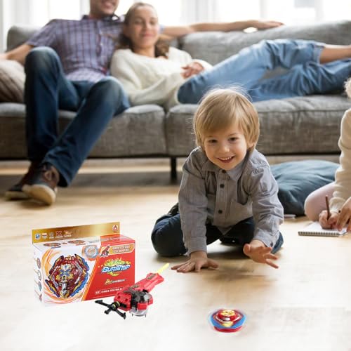 YANGUN Beyblade Metal Fusion, peoncillo Beyblade Metal Fusion con lanzador, peoncillo Beyblade con lanzador, Gyro Metal Super Combat, Metal Fusion Burst Turbo Blade Gyro de Combat Juguete para niños