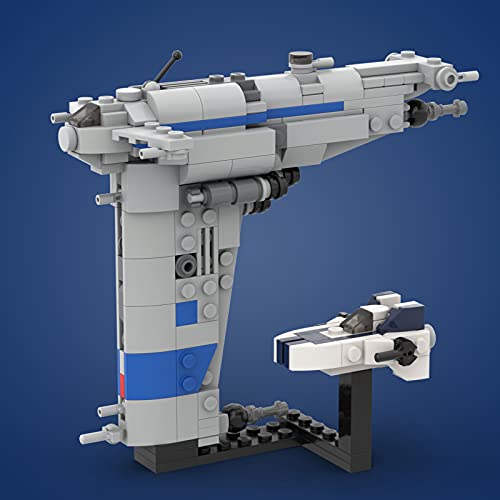 YANYUESHOP Juego de construcción de Nave Espacial Technic, 260 Piezas MOC-66320 Bombardero de Resistencia Starship Starfighter, Juguete de Nave Espacial Compatible con Lego