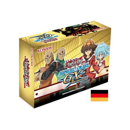 YGO - Speed Duel GX Midterm Paradox - Alemán - Duel Academy Starter- & Expansion Caja + Heartforcards ® Protección de envío