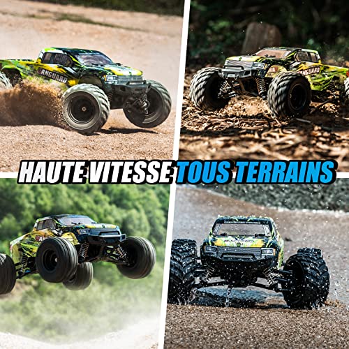 YONCHER YC300 Coche Teledirigido, 1:12 45+Km/h 4WD Coche Teledirigido Todoterreno para Niños Adulto, Radiocontrol Coche 4x4, Offroad RC Crawler