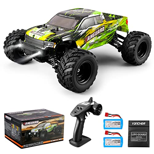 YONCHER YC300 Coche Teledirigido, 1:12 45+Km/h 4WD Coche Teledirigido Todoterreno para Niños Adulto, Radiocontrol Coche 4x4, Offroad RC Crawler