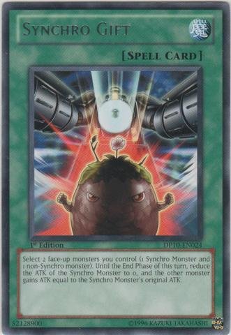 Yu-Gi-Oh! - Regalo Synchro (DP10-EN024) - Paquete Duelista 10: Yusei Fudo 3 - Primera Edición - Raro por Yu-Gi-Oh!