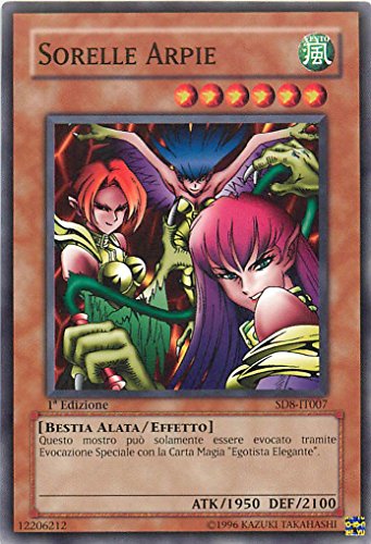 Yu-Gi-Oh! - SD8-IT007 - Hermanas Arpías - Señor de la Tormenta - Edición ilimitada - Municipio