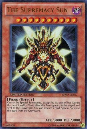 Yu-Gi-Oh! - The Supremacy Sun (JUMP-EN057) - Shonen Jump Magazine Promos - Promo Edition - Ultra Rare by Yu-Gi-Oh!