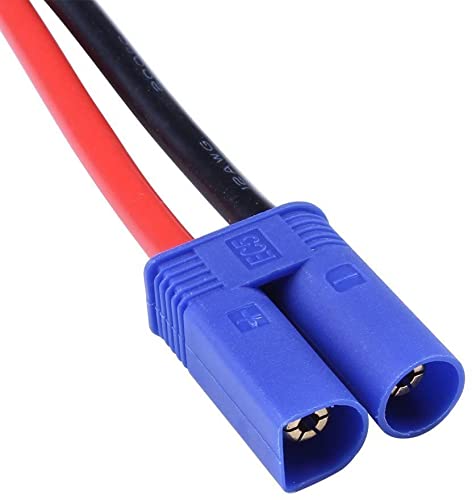 YUNIQUE Espana 2 Piezas Cable de Carga EC5 Conector de Alambre a 4.0mm Banana Plug