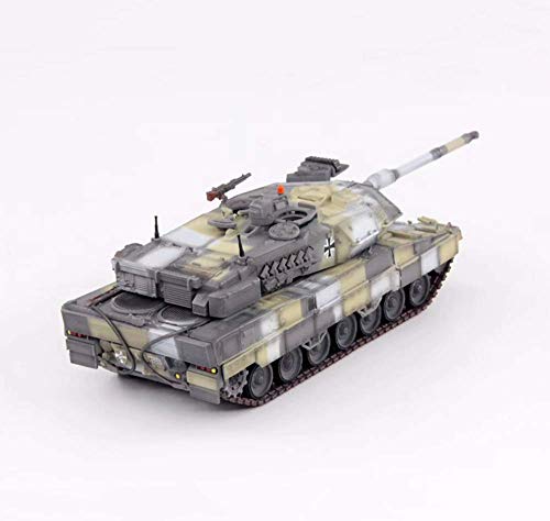 Yxxc Modelo mecánico de Construciton, Modelo de Tanque Fundido a Escala 1/72, Tanque de Batalla Principal Leopard 2A7, Resina del ejército alemán, Juguetes y Regalos Militares, 5.3 Pulgadas x 2 p