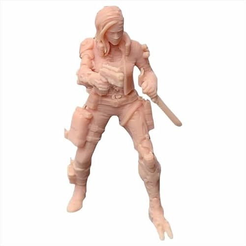 ZEDACA 1/43 Figura Profesional mercenario Miniatura Hombre Mujer Modelo Garaje Kit Debe ser Coloreado por Usted Mismo-#1