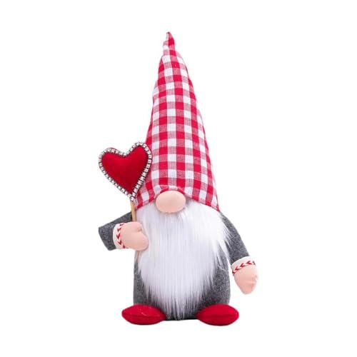 Zeizafa Gnomo del Día de la Madre, Tomte Nisse, elfo sueco, enano, hogar, granja, cocina, decoración de estantes, bandeja escalonada, adornos para el hogar, gris