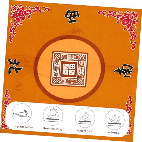 Zerodeko 1Pc Mahjong Tablecloth Chino Mahjong Table Mat Game Tablecloth The Office Desk Decor Jongg Table Decoración De Navidad Juego De Mahjong Mantel Simple Caucho Mahjong Mat X31