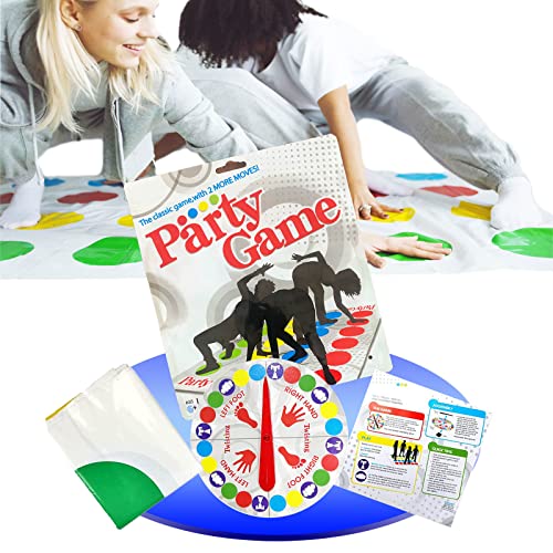 ZhenSFlourish Twister Juego, Twister, Enredos, Juego Twister para Niños, Twister Juego Infantil, Twister Juego Adultos