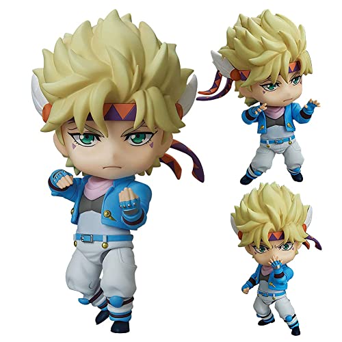 Zhongkaihua Figuras de anime Joseph Joestar Figura y César Anthonio Zeppeli Figura Modelo Estatua Anime Personaje Figura de acción Decoración de Escritorio Figura Coleccionables PVC