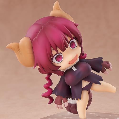 Zhongkaihua Miss Kobayashi's Dragon Maid Iruru Figura – 10 cm linda versión Q figura de acción anime PVC estatua de computadora decoración de escritorio